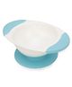 Farlin Magic 360 Degree Baby Bowl With Suction Base - White & Blue