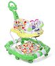 Sunbaby Musical Walker Cum Rocker With Push Handle Green White - SB 3135