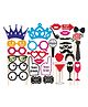 Syga Party Props Set 31 Pieces - Multicolor