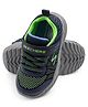 Skechers Nitro Sprint Karvo Velcro Closure Casual Shoes - Navy Blue  & Lime Green