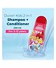 DUVON Disney Princess 2-in-1 Shampoo & Conditioner For Girl Kids - 250ml | Healthy & Shiny Hair | Restorative Shampoo | Improving Hair's Volume | For 3+ Years