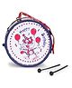 Luvely Musical Drum Toy Happy Birthday Print - Blue White