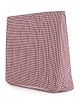 Babyoye Wedge Pillow Checks Pattern - Pink