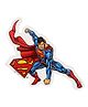 Sticker Bazaar Superman A4 Size Cut Out Sticker - Red & Blue