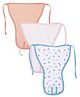 Ohms Tie Up Cloth Nappies Large Pack Of 3 - Orange Blue
