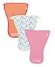Ohms Nappies With Velcro Medium Pack Of 3 - Pink Orange White