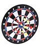 IToys Round Shaped Magnetic Dart Board with 6 Darts - Multicolor