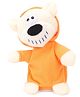 Woody O Time DJ Bear Battery Operated Soft Toy Orange - 16 cm