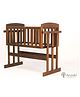 Arcedo  Amber 2 in 1 Wooden Baby Swing Walnut - Dark Brown