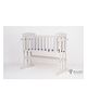 Arcedo  Amber 2 in 1 Wooden Baby Swing -White