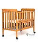 Arcedo   Florence Wooden Baby Cot Honey - Light Brown