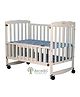 Arcedo  Crest Wooden Baby Cot - White