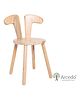 Arcedo Bunny Kids Wooden Chair - Light Brown