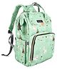 PACKNBUY Diaper Bag Backpack Unicorn Print Baby Travel and Storage Bag - Green