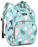 PACKNBUY Diaper Bag Backpack Fun Print Multiuse Travel Baby Bag  Blue
