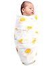  Kaarpas Premium Organic Cotton Muslin Baby Wrap Swaddle - Sun Small Size Size