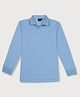 GINI AND JONY Cotton Full Sleeves Solid T-Shirt - Blue