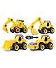 FunBlast Construction Vehicles Trucks Toy Set of 4  Multicolor