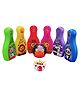 FunBlast Bowling Set Toy with 6 Pins and 1 Balls  Multicolor