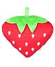 Ultra Soft Strawberry Fruit Cushion - Red Green  