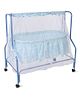 Mee Mee Cradle With Mosquito Net Smile Print MM709 - Blue