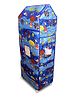 KUDOS Wonder Cub Generic 5 Shelves Foldable Wardrobe Almirah - Blue