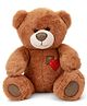 Starwalk Soft Toy Teddy Bear With Heart Patch Brown - Height 26 cm