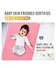 Quick Dry Baby Bed Protector Small - Salmon Rose