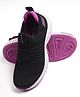 Skechers Star Speeder Sweet Vision Casual Slip On Shoes - Black and Purple