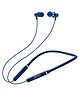 pTron Tangentbeat In-Ear Bluetooth 5.0 Wireless Neckband with Mic - Dark Blue