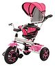 JoyRide 4 in 1 Convertible Baby Tricycle  Removable Handle Canopy - Pink