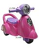Joyride Manual Push Scooter Ride On with Music & Light- Pink