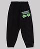 KAVEE 100% Cotton Biowashed Full Length There You Go Printed Lounge Pant - Black