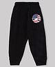 KAVEE 100% Cotton Biowashed Full Length Us Car Printed Lounge Pant - Black