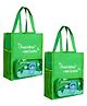 FunBlast Multi-Purpose Canvas Handbags Pack of 2 - Green