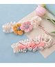 Babyhug Free Size Headbands with Floral Applique Pack of 2 - Multicolour