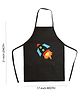 Li'LL Pumpkins Space Apron with Pocket - Black
