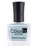 Color Fx New York Perfect Pastel Nail Polish Long lasting Glossy Finish 21 toxin free Non-yellowing 9 ml Powder Blue-168