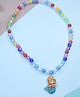 Kamule Shiny Beads Mermaid Pendent Necklace - Blue & Multi Color