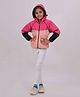 TOONYPORT Full Sleeves Colorblocked Winter Jacket - Pink