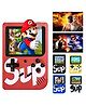 Planet of Toys Handheld Portable Video Game  for Kids with Mario Super Mario Dr Mario Contra Turtles 400 Games Video Game - Multicolour