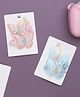 Yellow Bee Set Of 2 Fabric And Metal Butterfly Aligator Hair Clips - Pink & Blue
