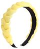 Yellow Bee Twist Braid Hairband - Yellow