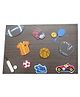 Kidoz Wooden Sports Wall Decor Pack Of 5 - Multi Color