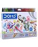 Doms Jumbo Wax Crayons of 26 Shades - Multicolor (Print may vary)