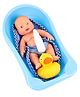 Speedage Bubble Baby Doll In Bath Tub - Length 21 cm (Color May Vary)