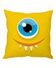 Stybuzz Eyes And Mouth Cushion Cover - Yellow