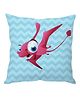 Stybuzz Cartoon Cushion Cover - Blue And Pink