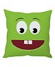 Stybuzz Eyes And Mouth Cushion Cover - Green