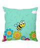Stybuzz Bee Cartoon Cushion Cover - Sea Green